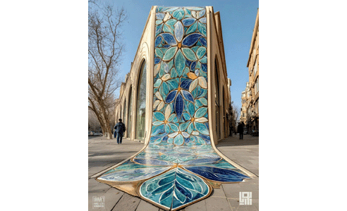کاشی‌کاری ایرانی با «هوش مصنوعی»